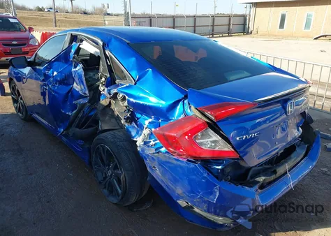 2019 Honda Civic Sport из США, поврежденный, VIN 19XFC2F85KE005974